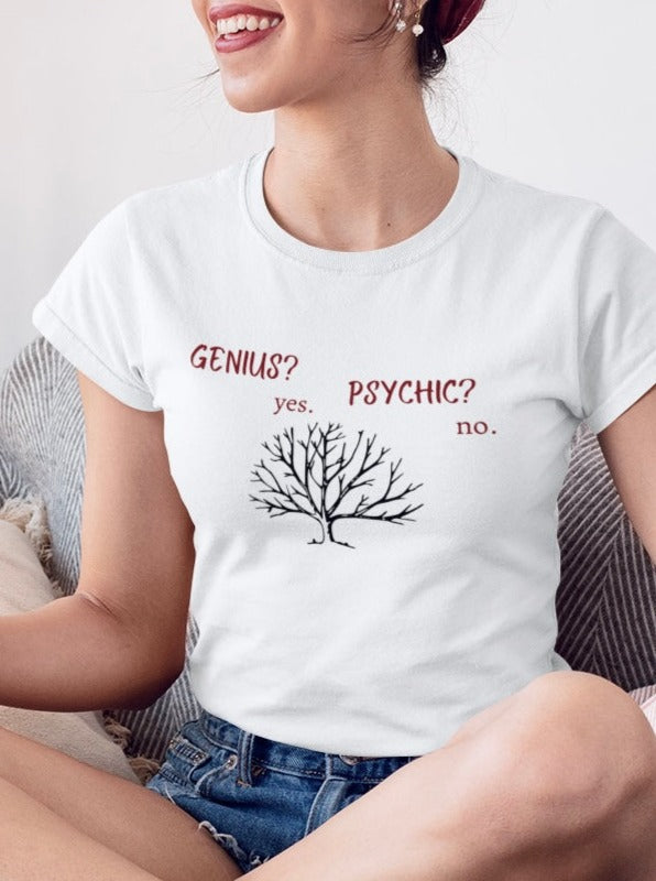 Genius Yes Psychic No Teen Wolf Lydia Martin T-shirt